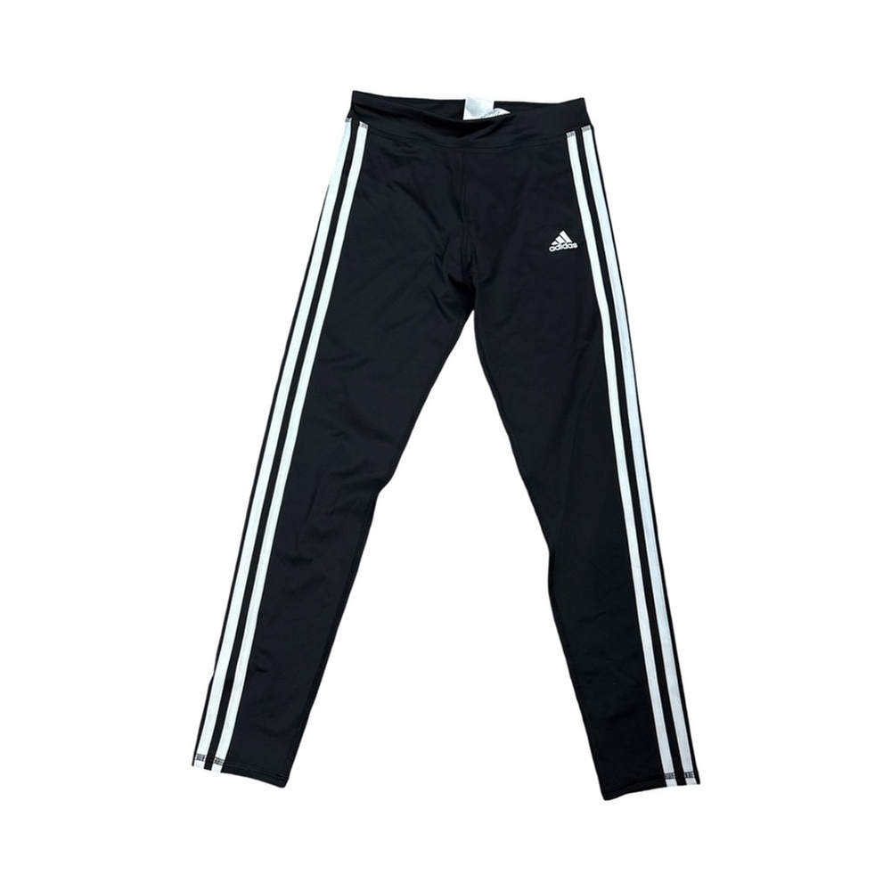 Adidas black white leggings - size 14